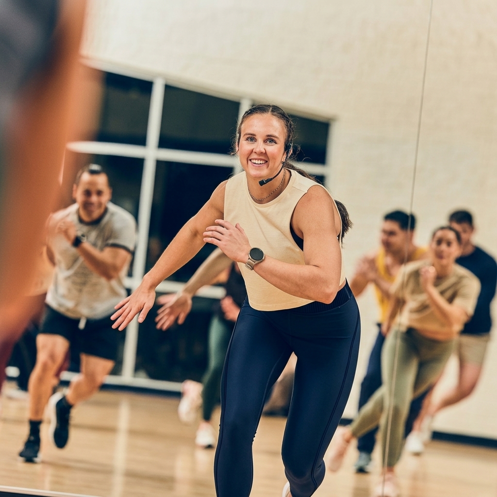 Group fitness class